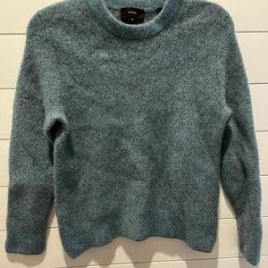 Vince Blue/Teal Crew Neck Cashmere Sweater Large